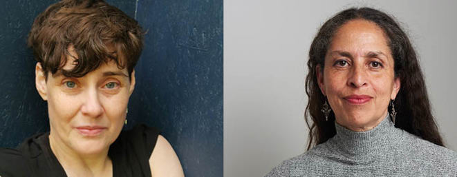 Anna Lord och Louise Kvarnby kommunkoreografer, Fotografer är Henrik Nielsen respektive Anna-Tora Jonasson