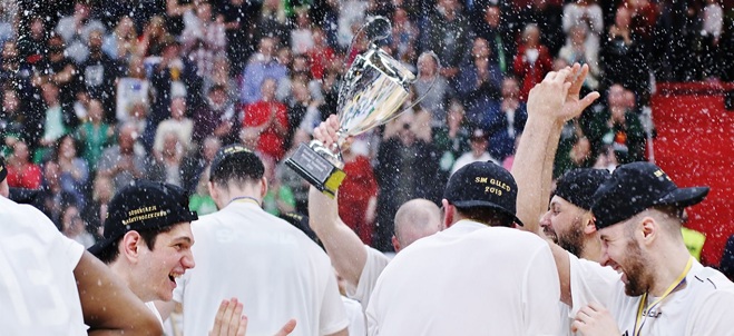 Södertälje Kings vinner SM-guld i basket 2019.